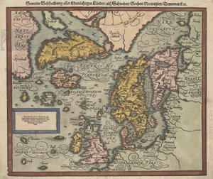 1588年左右的冰岛地图 作者 未知未知